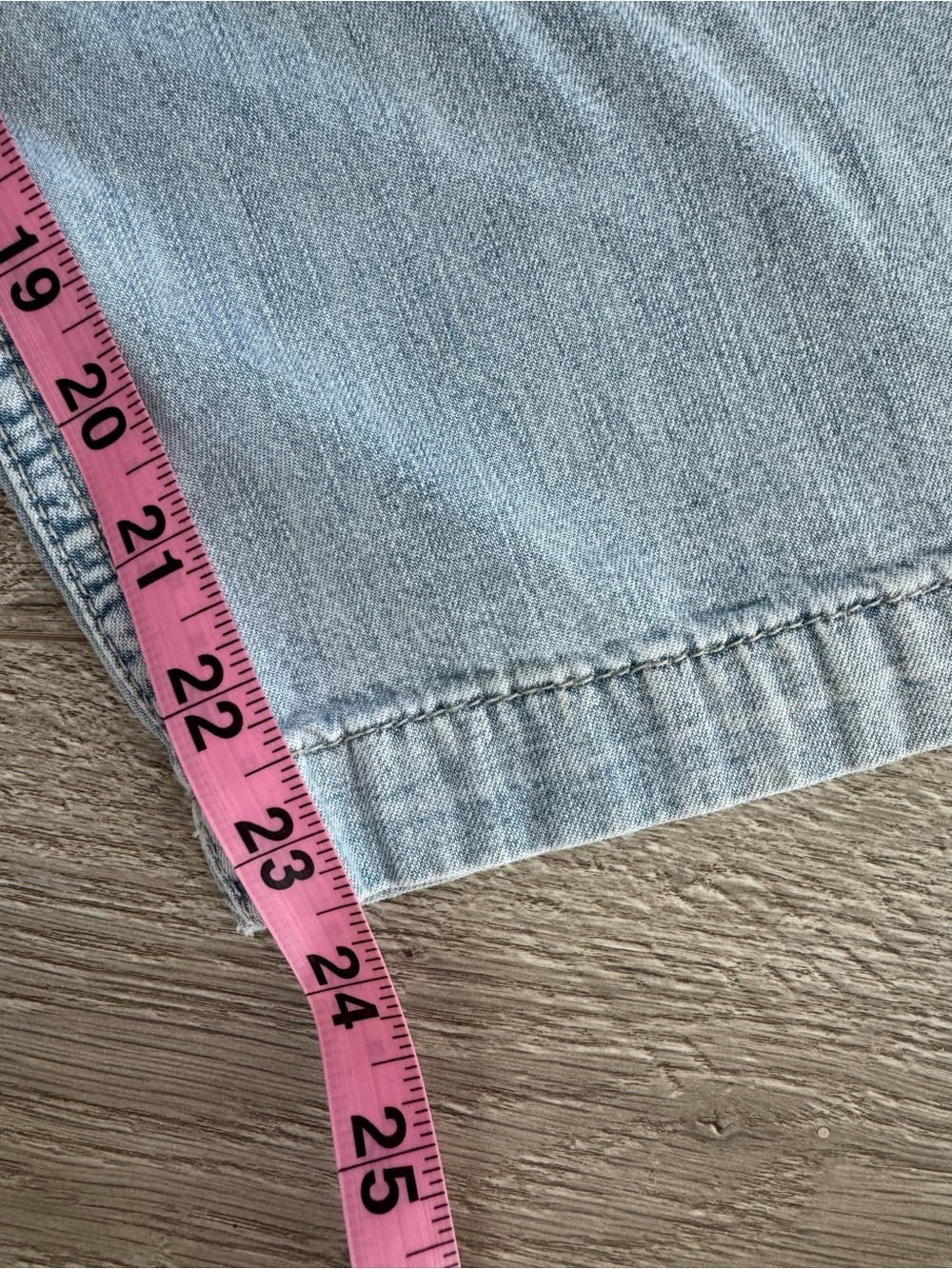 Free People We the Free Easy Peasy Pull-On Wide Leg Jeans Light Wash Size XS - Picture 12 of 15